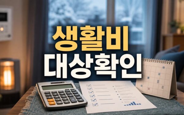 생활비 절약 2026 조건과 비용 계산 방법 총정리 최신 기준