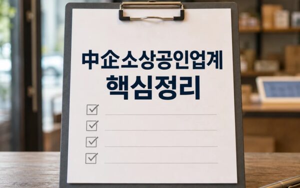 中企·소상공인업계 한성숙 2026 주요 변화와 확인할 점 총정리