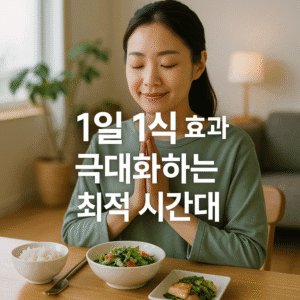 1일 1식 효과 극대화하는 최적 시간대