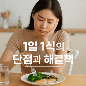 1일 1식의 실제 단점과 해결 전략