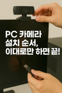 PC 카메라 설치 순서