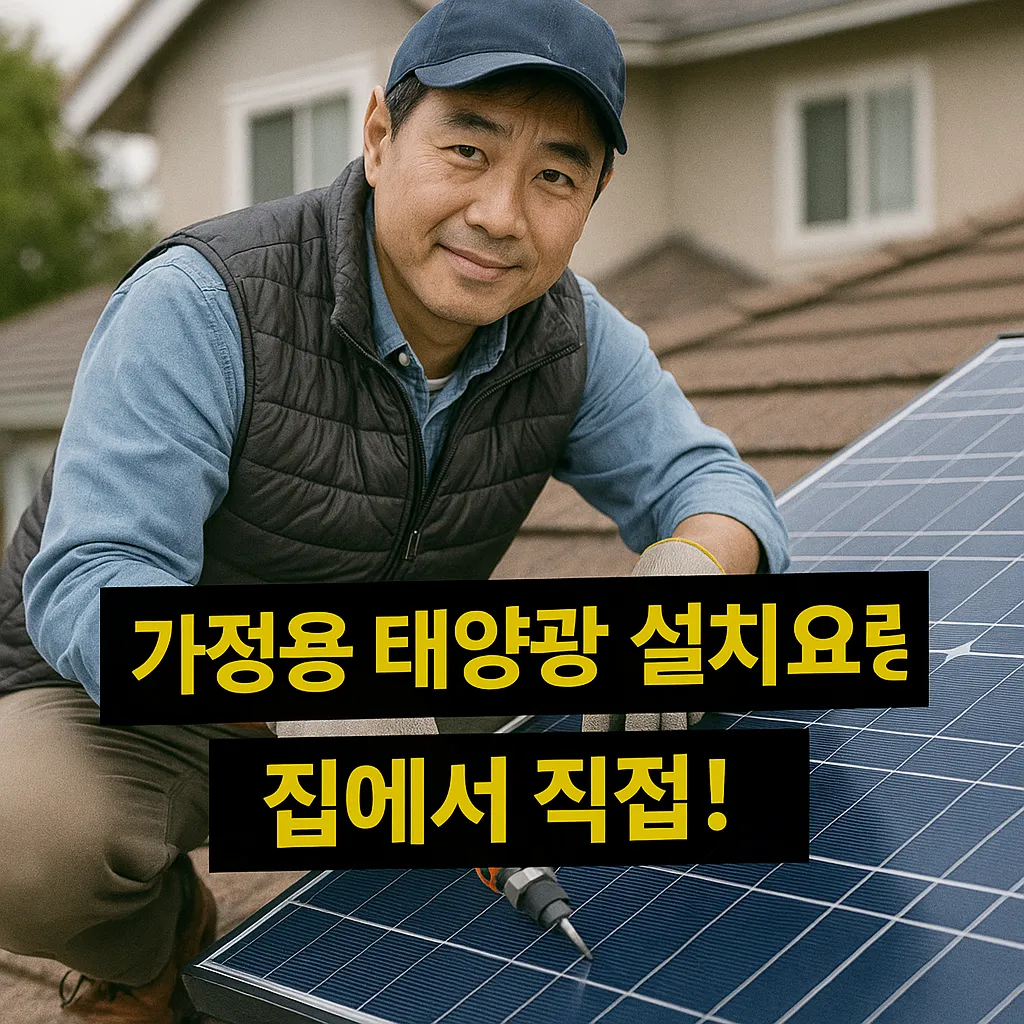 가정용 태양광 설치 꿀팁 대공개! 최신 요령 & 비용부터 정부 지원까지