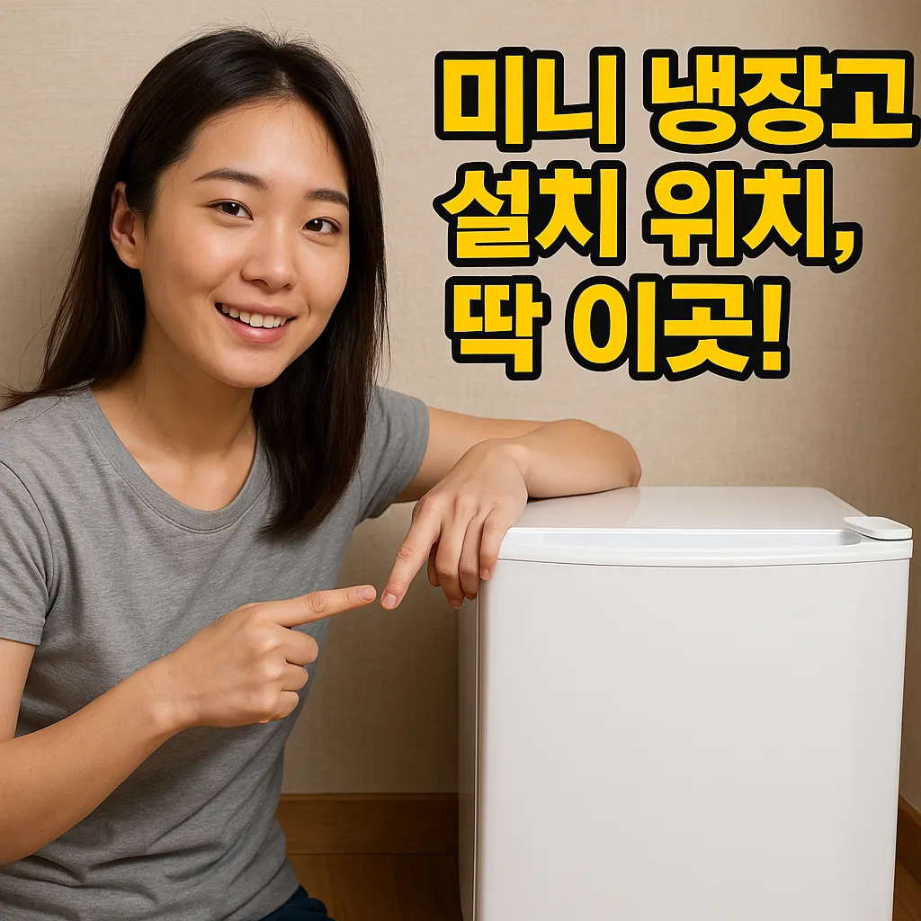 미니 냉장고 설치 위치 꿀팁 가이드, 전기료 절감과 성능 UP!