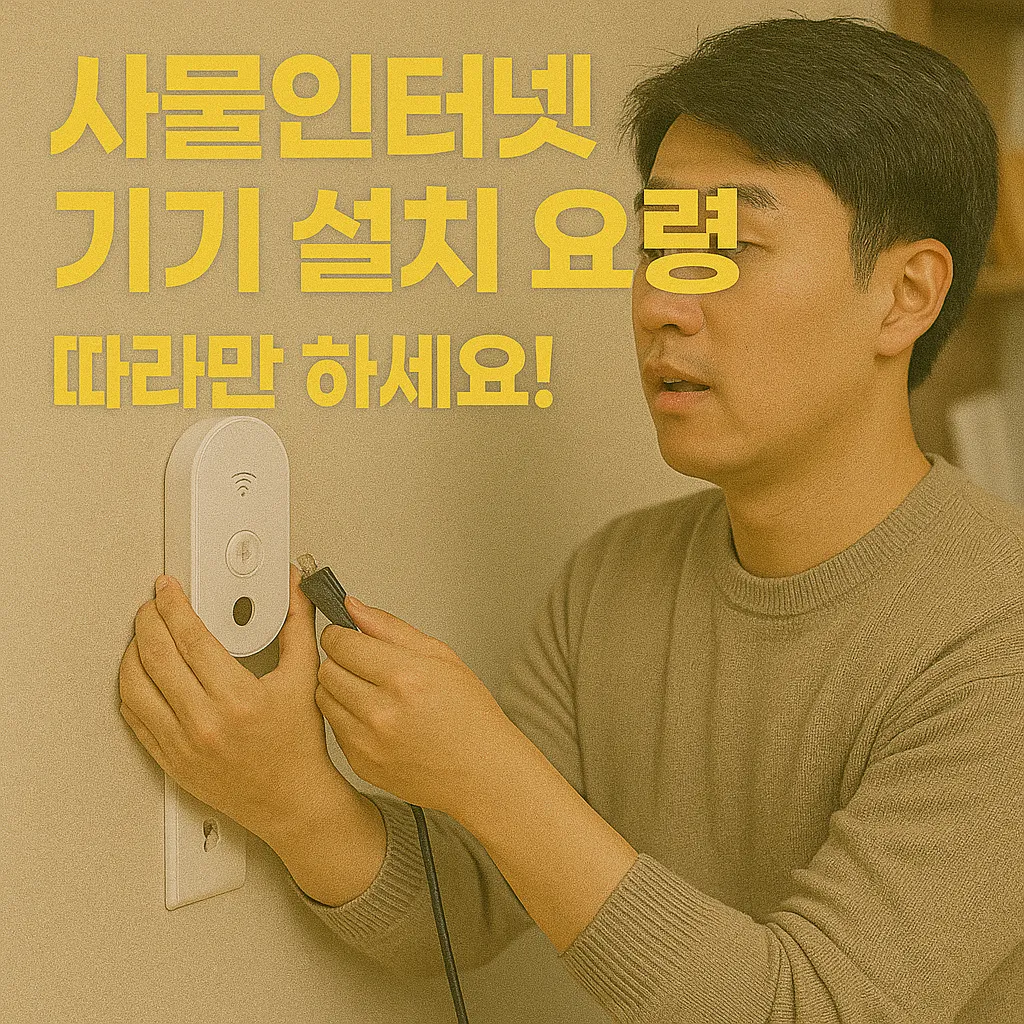 사물인터넷 기기 설치 꿀팁, 꼭 알아야 할 요령 대공개!