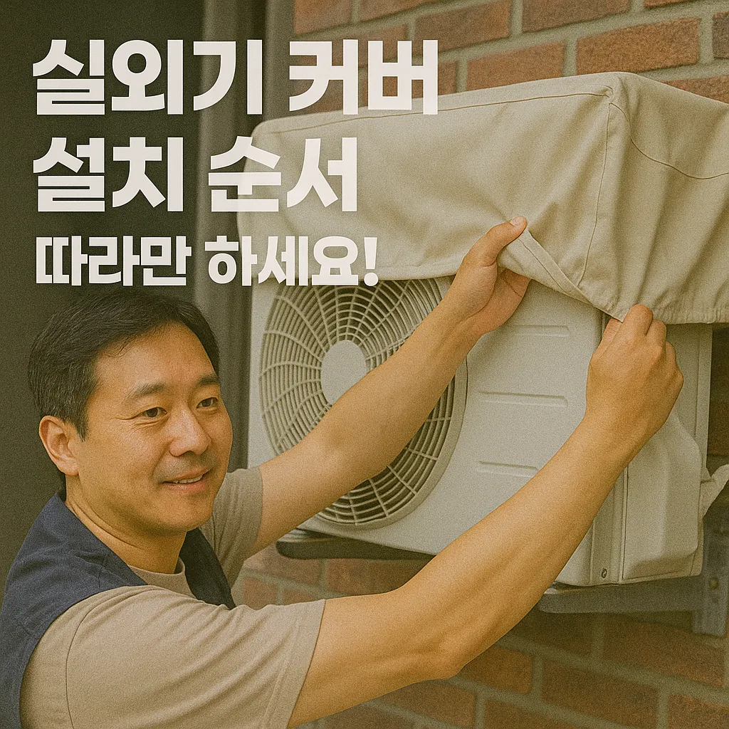 실외기 커버 설치 순서 꿀팁! 에너지 절약도 OK