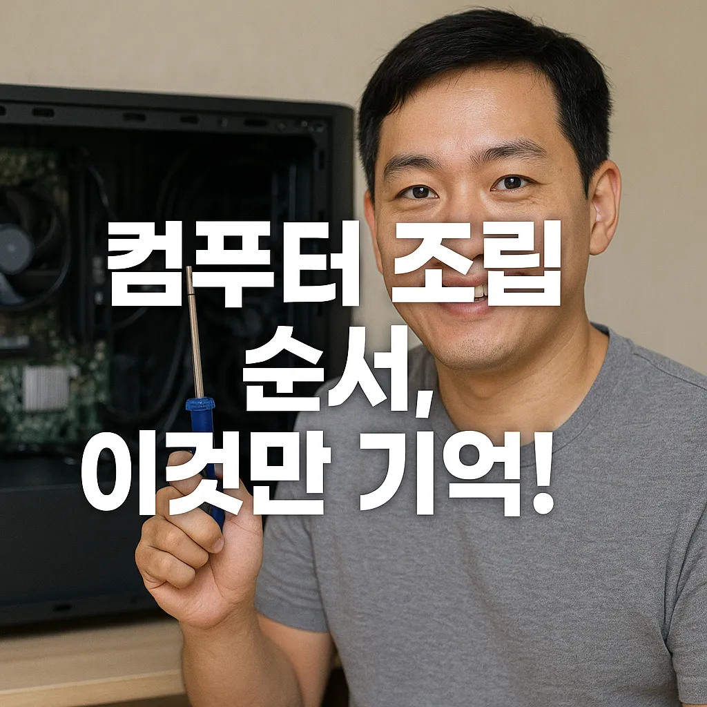 2025년 최신 조립 PC 컴퓨터 조립 꿀팁과 순서 대공개!