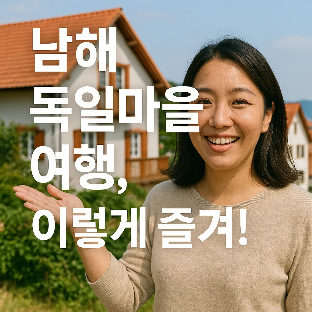 남해 독일마을 여행, 2025~2026 최신 명소와 체험 포인트 대공개