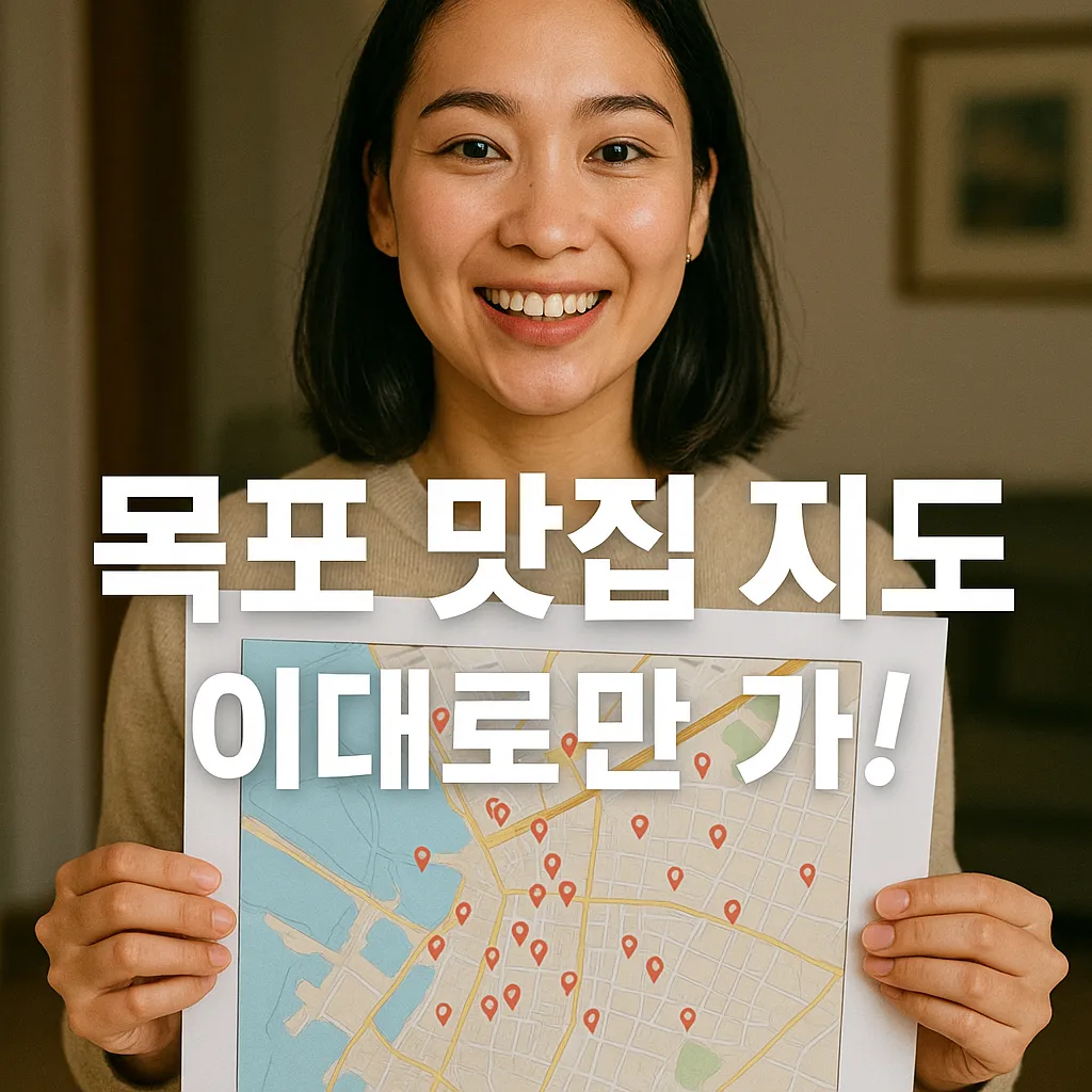 2025년 목포 맛집 지도|진짜 맛집과 주력 메뉴 전격 공개!