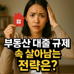 부동산 대출 규제 속 살아남는 전략은