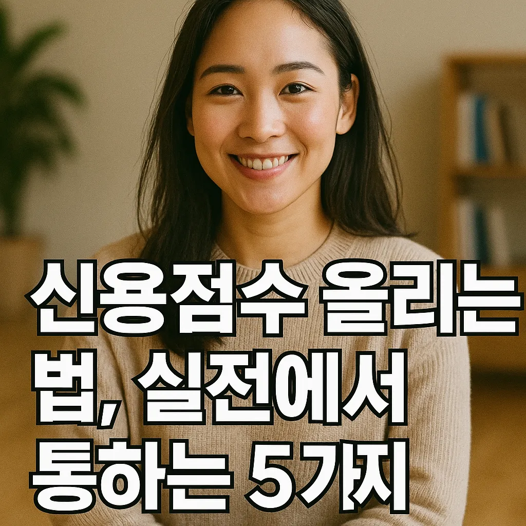 신용점수 올리는 법, 실전에서 통하는 5가지 꿀팁!