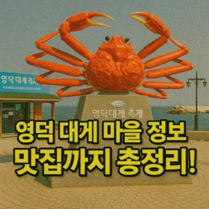 영덕 대게 마을 정보