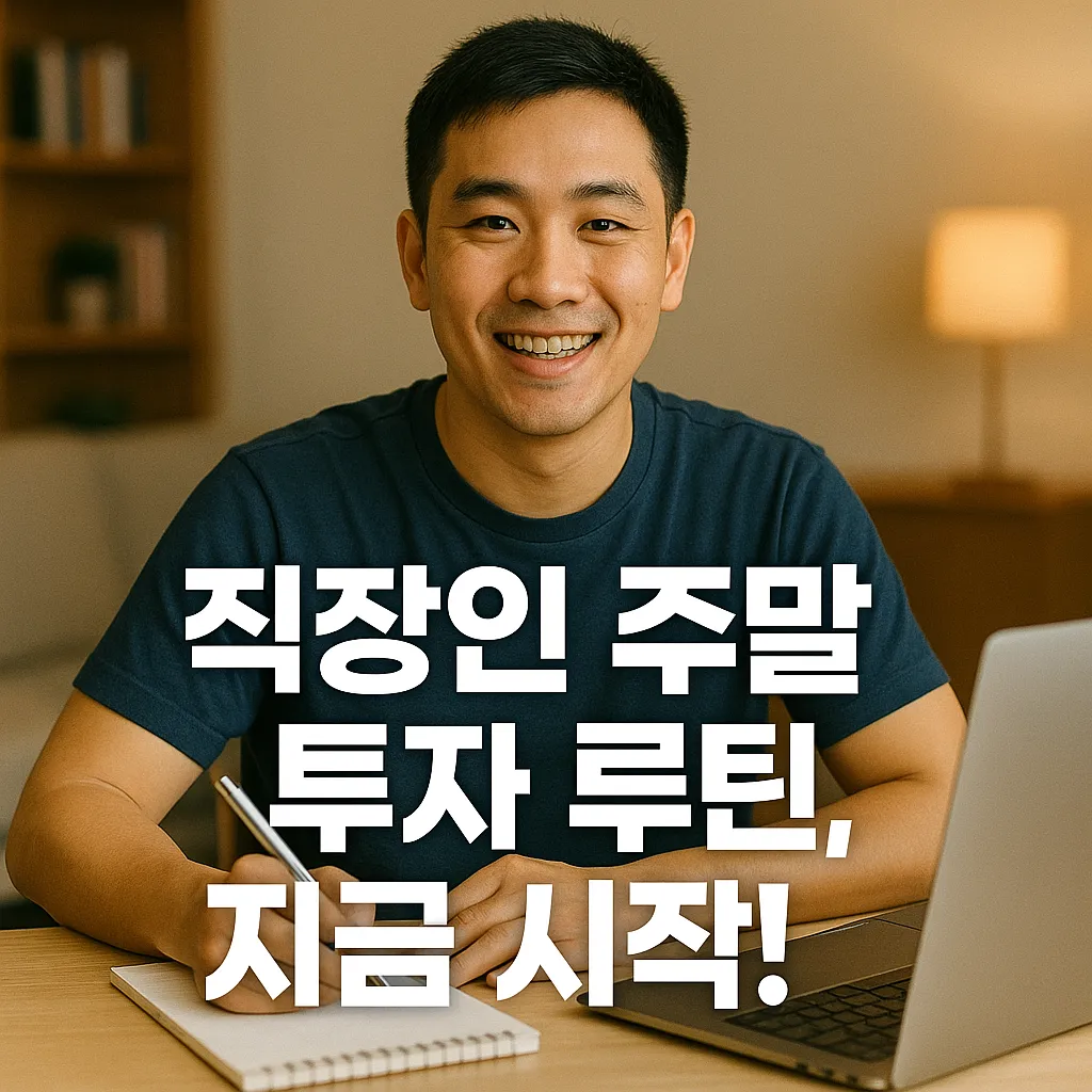 직장인을 위한 꿀팁 주말 투자 루틴, 지금 시작하세요!