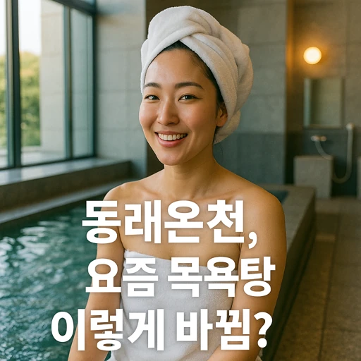 2024년 최신 부산 동래온천, 천년 역사와 도시재생의 비밀