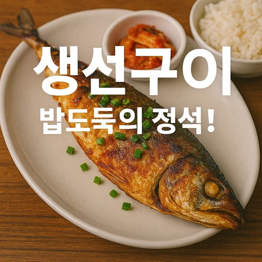 특정 메뉴 생선구이