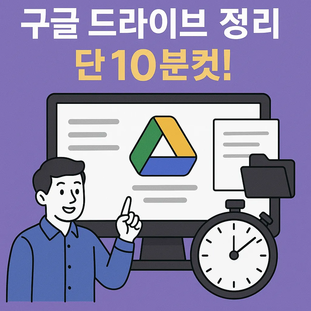 구글 드라이브 10분 만에 공간 확 확보하는 핵심 전략