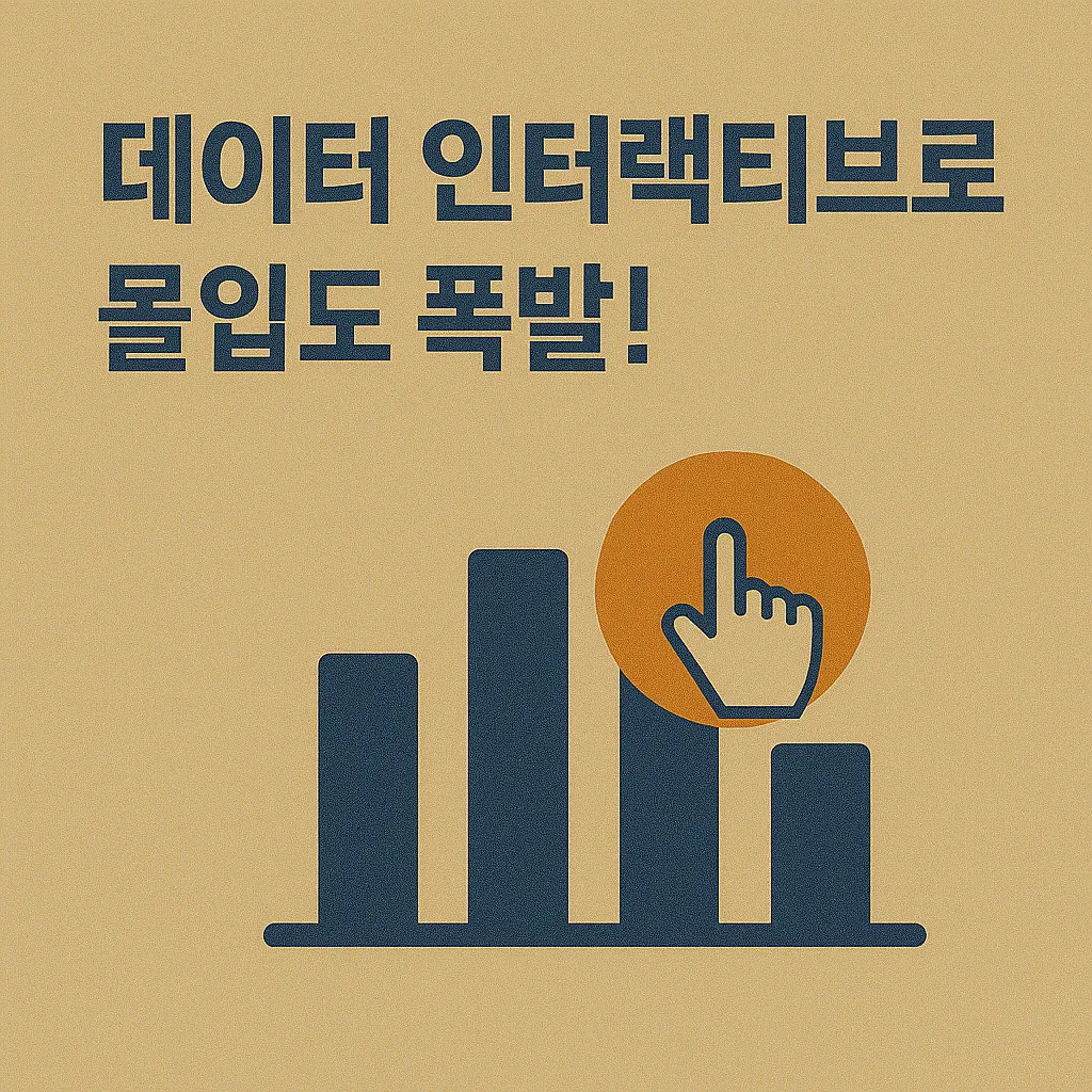 2025년 데이터 인터랙티브 기능으로 몰입도 높이기 최신 트렌드