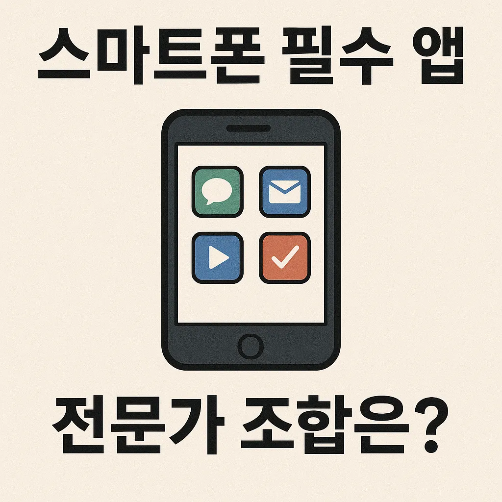 스마트폰 필수 앱, 전문가들이 추천하는 조합.webp