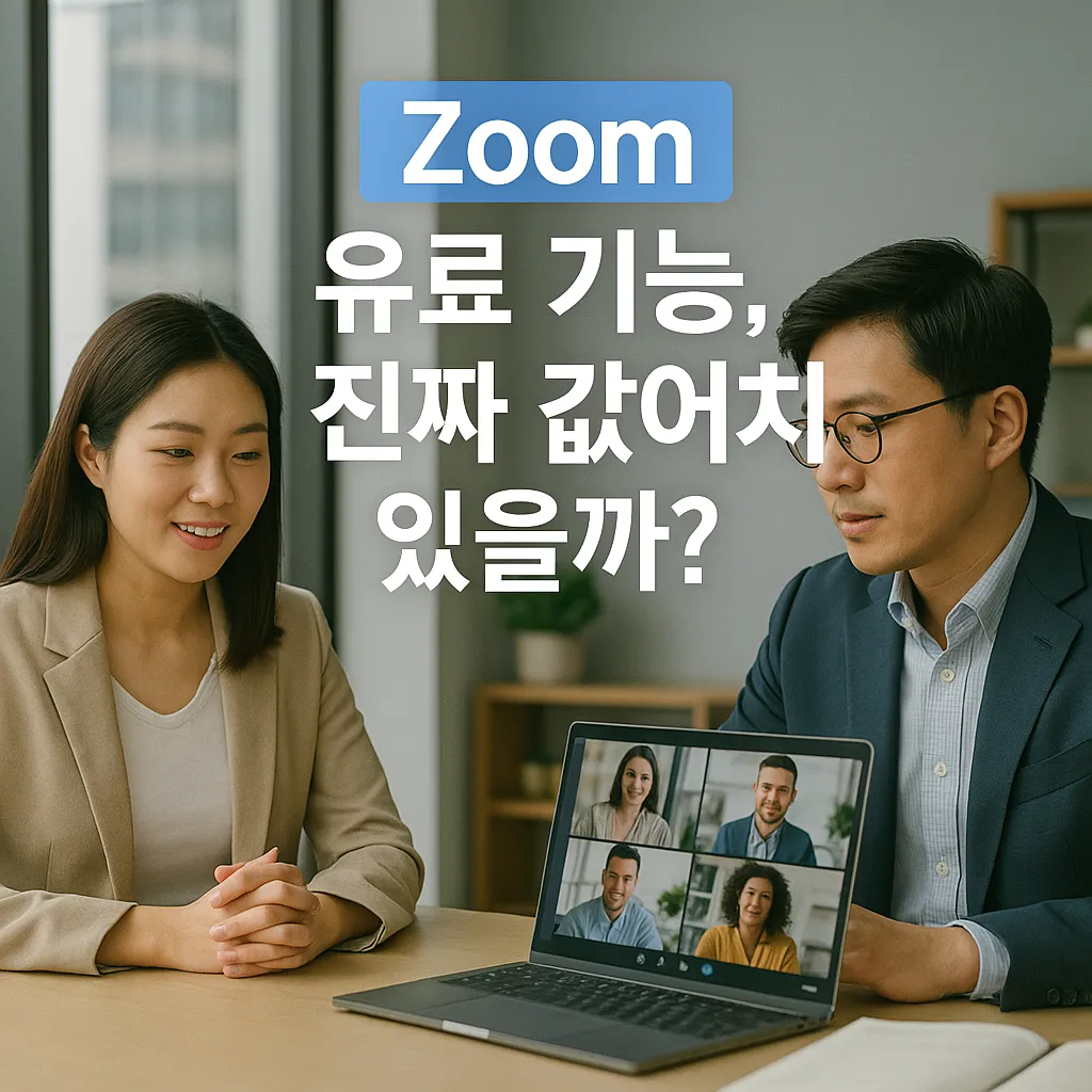 Zoom 유료 기능 완전 정리! 업무 효율 200% 무장법