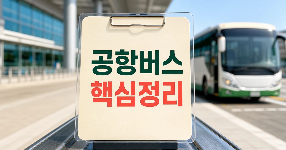 6703번 공항버스 2026 적용일과 확인 방법 총정리 최신 기준 대표 썸네일
