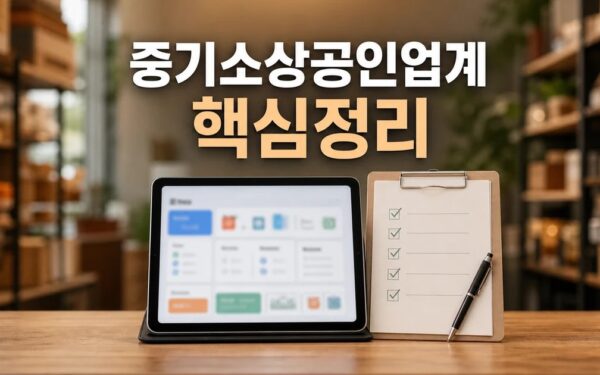 중기·소상공인업계 2026 주요 변화와 확인할 점 총정리 최신 기준