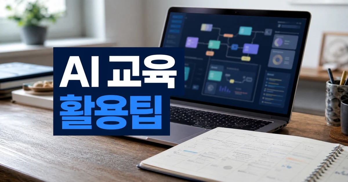 AI 교육과 AI에이전트 심화 교육 실무 활용 팁 대표 이미지