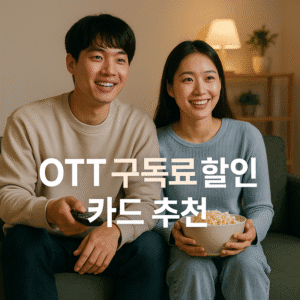 OTT 구독료 할인 카드 추천