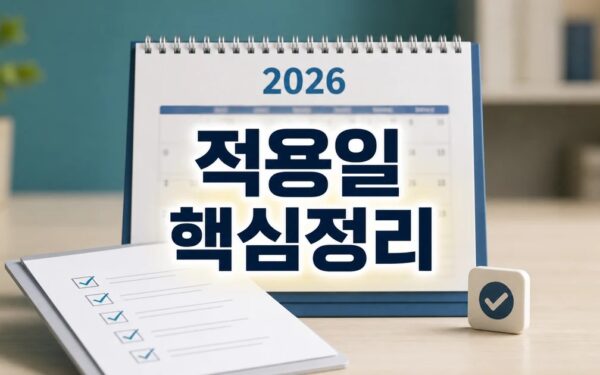 성공의 상징 2026 적용일과 확인 방법 총정리 최신 기준