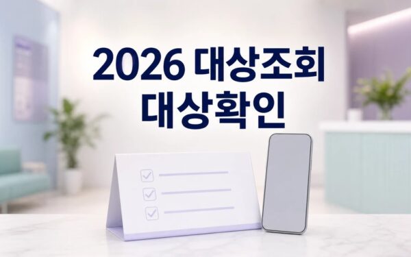 2026국민건강검진 대상자 조회 안내 및 상담 기준과 확인 방법 총정리