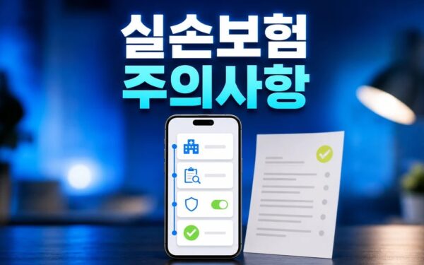 실손보험 청구 앱 2026 서류 없이 신청하는 방법과 주의사항