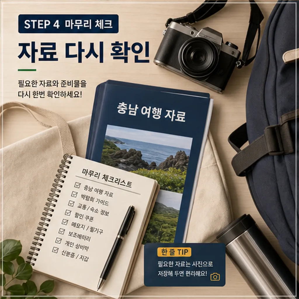 충남도 여행박람회 방문 전 자료 최종 체크 이미지