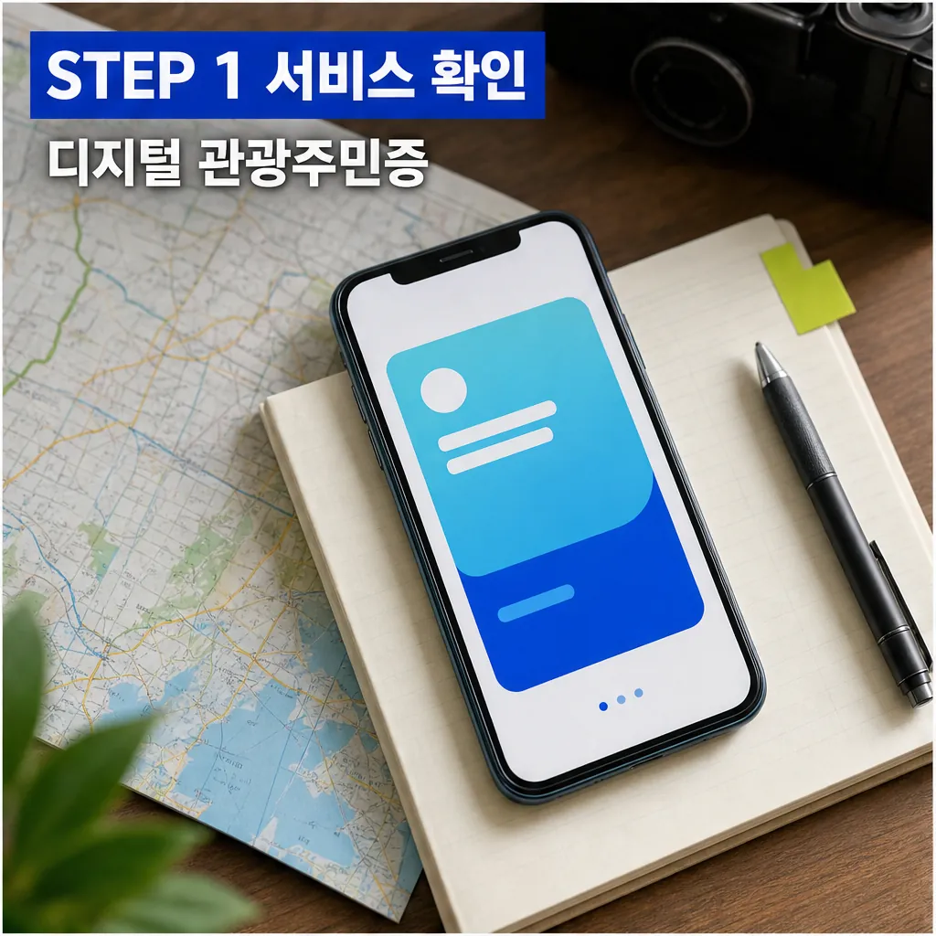 디지털관광주민증, 이제 여행도 ‘지역 주민’처럼 누린다 실무 활용 체크리스트 본문 이미지 1 - 디지털관광주민증 서비스 확인 장면