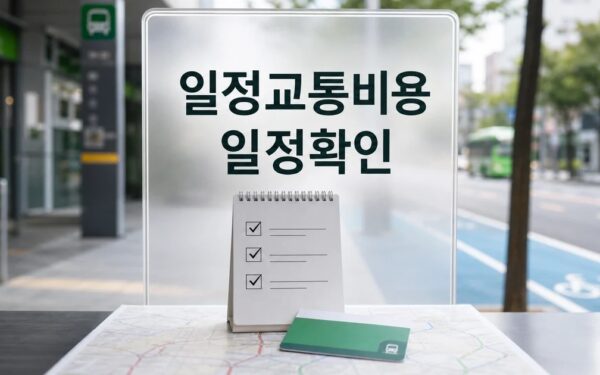 머물고 싶은 동네 일정·교통·비용 확인 방법 총정리
