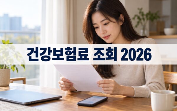 건강보험료 조회 2026: 모의계산·11월 반영 기준과 조정 신청