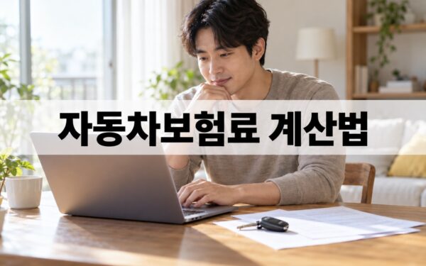 자동차보험료 계산 2026: 보험료 산정 요소와 갱신 전 확인법