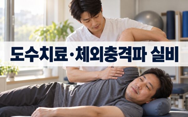 도수치료·체외충격파 실비보험 2026: 적용 조건과 청구 방법