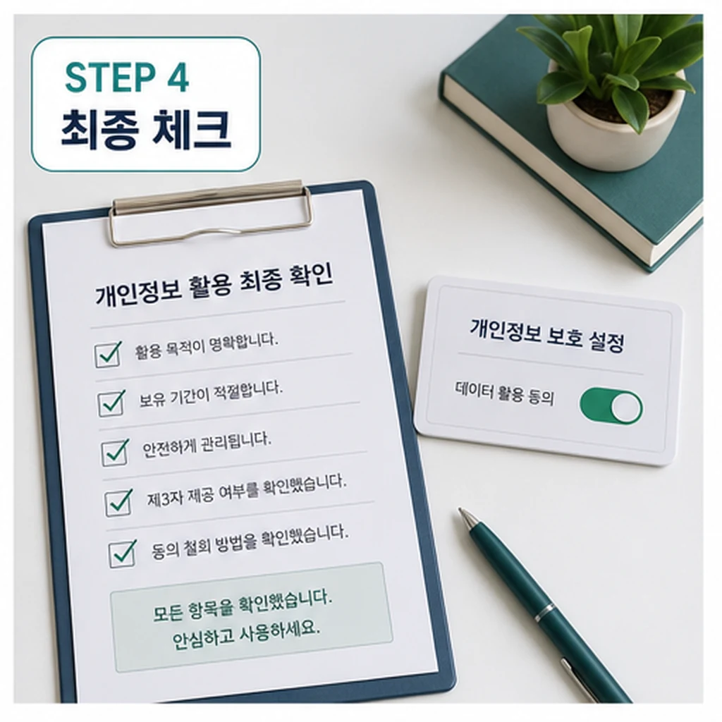 AI 헬스케어 개인정보 최종 체크리스트 이미지