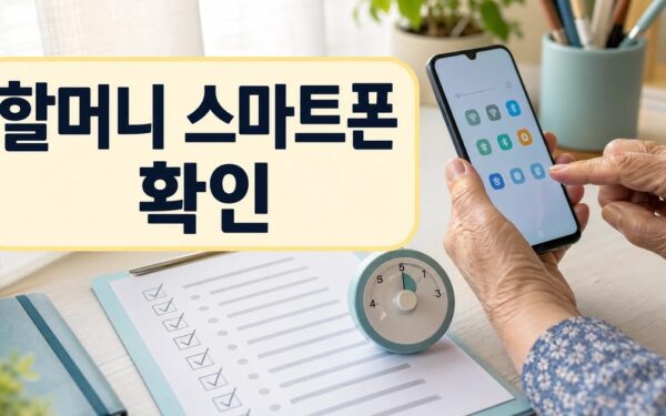 할머니, 스마트폰 사용이 어려우세요? ‘어디나 5분 클래스’가 있잖아요~ 실무 활용 체크리스트