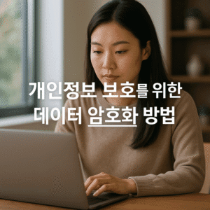 개인정보보호 위한 데이터 암호화 방법