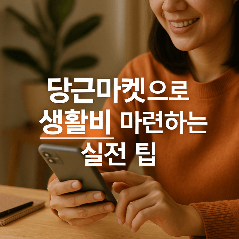 당근마켓으로 생활비 마련하는 실전 팁