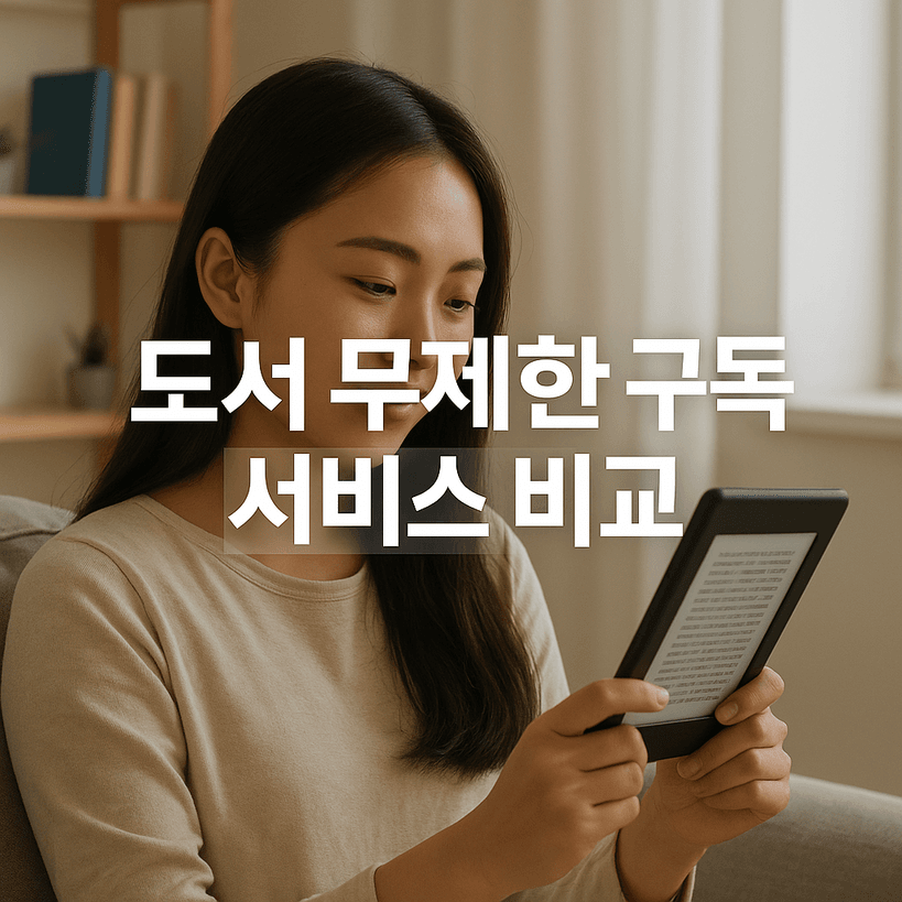 2025 전자책 무제한 구독 서비스 완벽 비교와 추천