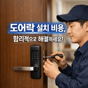 도어락 설치 비용