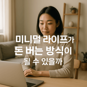 미니멀 라이프가 돈 버는 방식이 될 수 있을까