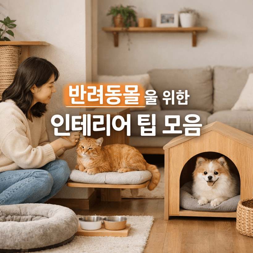 반려동물을 위한 펫테리어 꿀팁 6가지 | 집과 반려견·묘 모두를 위한 비밀