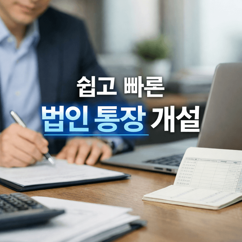 법인 통장 개설