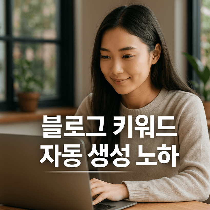 2025년 최신 블로그 키워드 자동 생성 노하우｜AI 기반 수익형 블로그 완전정복