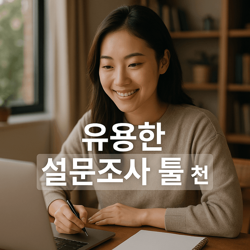 2025년 최신 온라인 설문조사 도구 6가지 완벽 비교