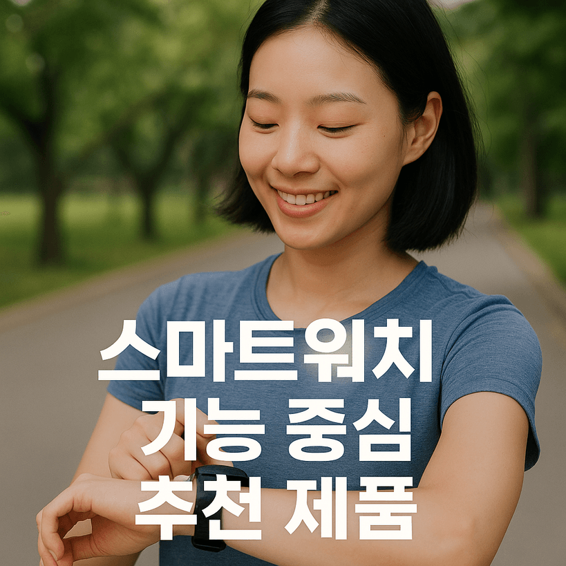2025년 스마트워치 기능 중심 추천 TOP 6 완벽 가이드! | 건강과 운동 둘 다 잡는다