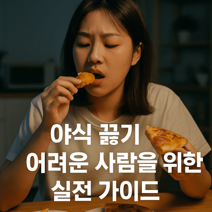 야식을 끊기 힘든 당신을 위한 5가지 실전 전략