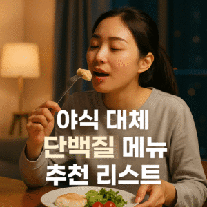 야식 대체 단백질 메뉴 추천 리스트