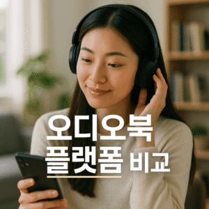 오디오북 플랫폼 비교